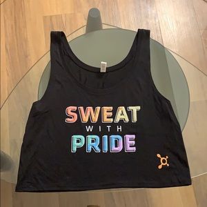 OTF Orangetheory Sweat With Pride Cropped Tank